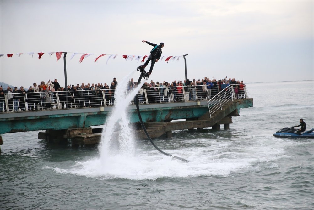Ordu Perşembe’de festivalde 7 ton hamsi tüketildi