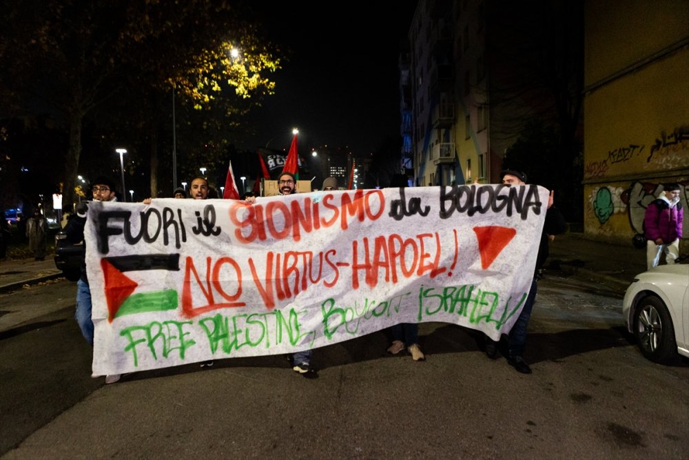 İtalya'da İsrail takımı Hapoel Tel Aviv protesto edildi
