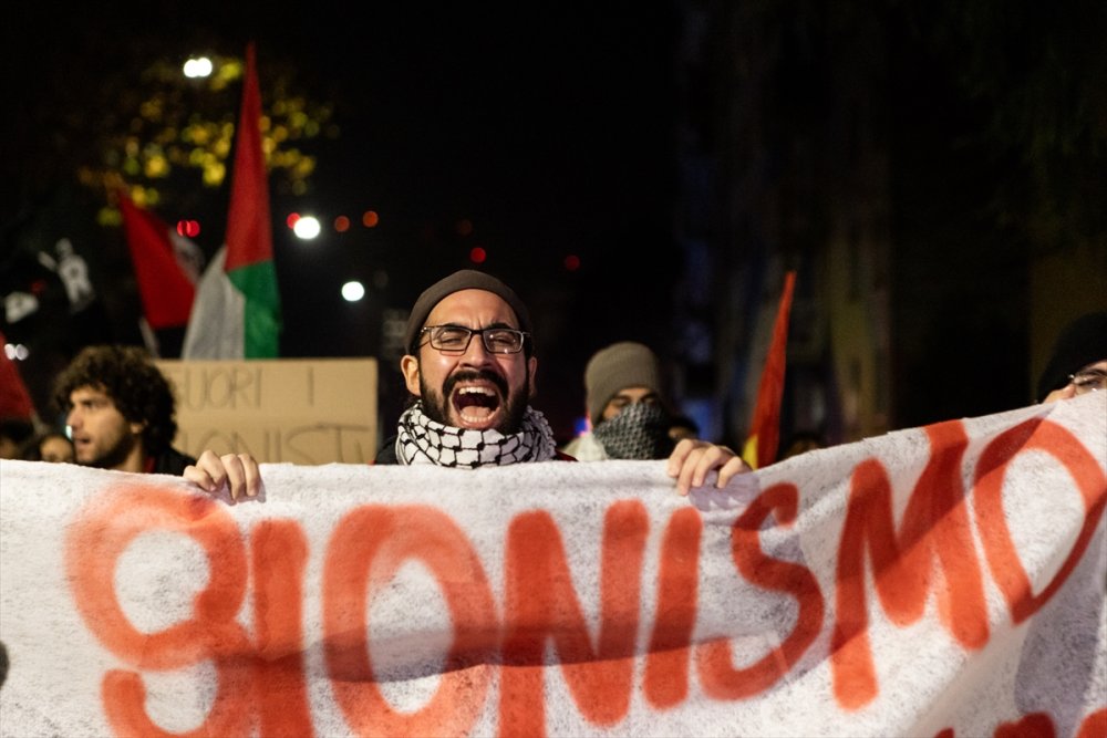 İtalya'da İsrail takımı Hapoel Tel Aviv protesto edildi