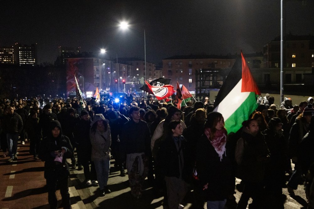 İtalya'da İsrail takımı Hapoel Tel Aviv protesto edildi